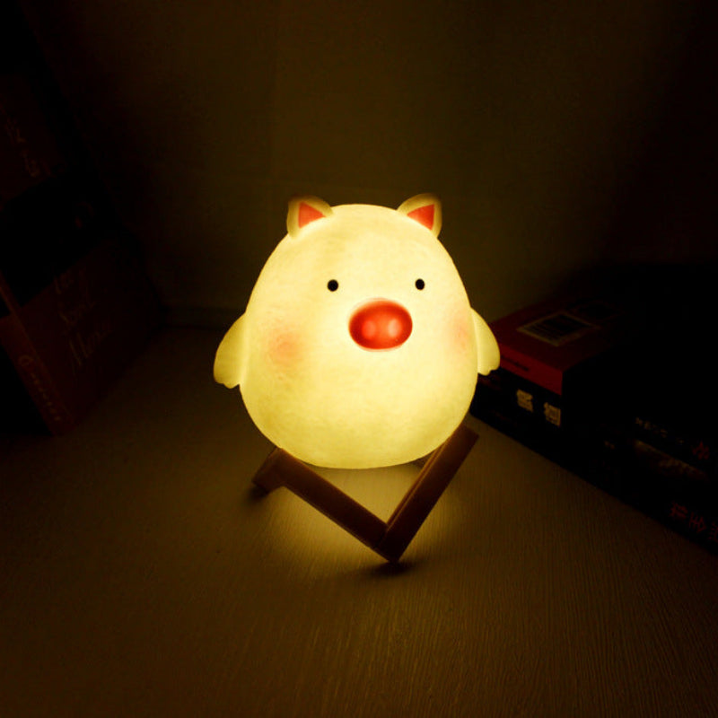 Charming Animal LED Night Lamp - Soft & Portable