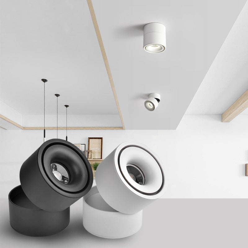 Versatile Dimmable LED Ceiling Spotlight - Adjustable Angle