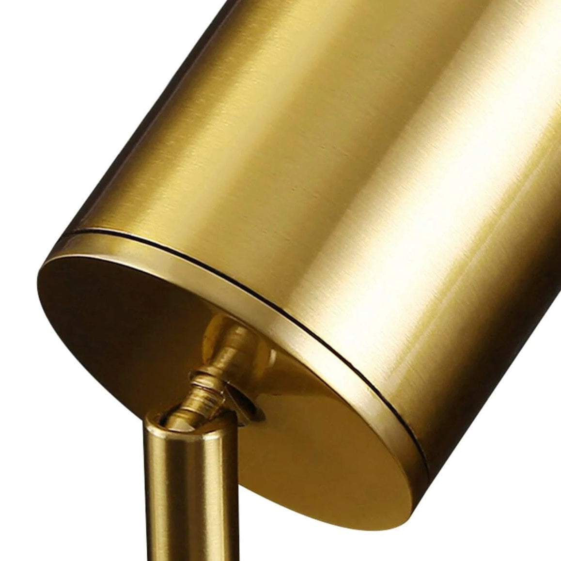 Brass-Finished Adjustable LED Ceiling Spotlight E27