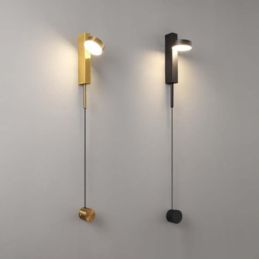 Adjustable LED Wall Light in Iron and Acrylic Finish