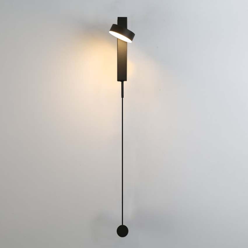Adjustable LED Wall Light in Iron and Acrylic Finish