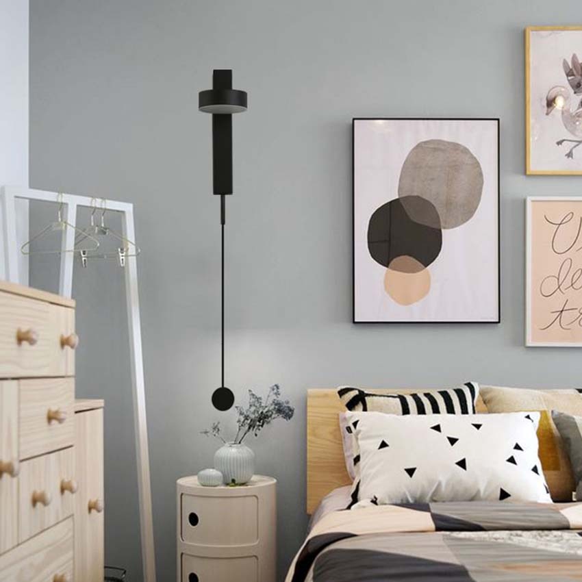 Adjustable LED Wall Light in Iron and Acrylic Finish