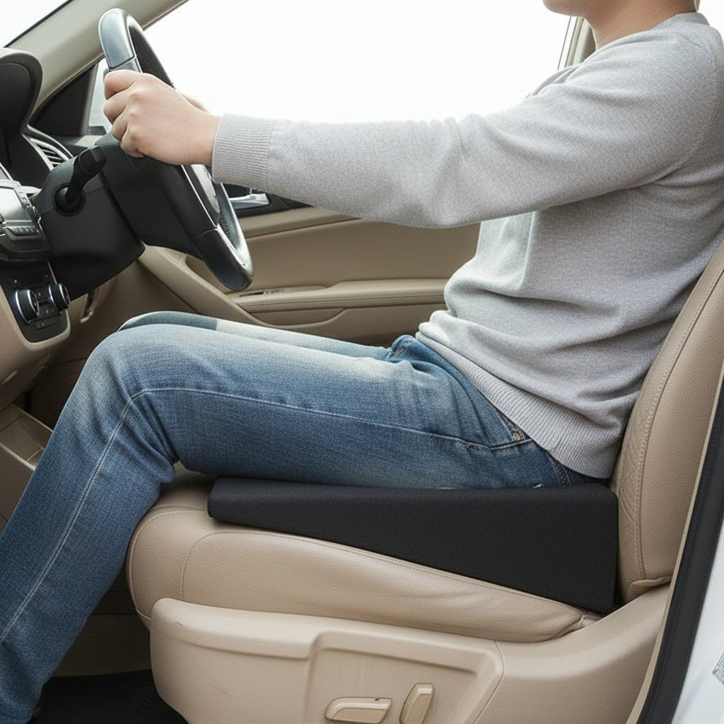 ComfortBoost – Ergonomic Memory Foam Car Seat Cushion