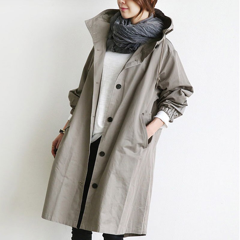 Water-Resistant Trench Coat