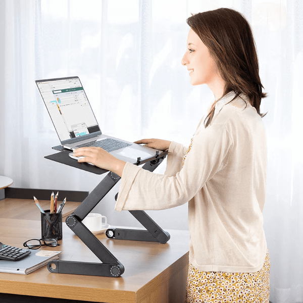 Adjustable Laptop Stand | 360° Rotatable | Promotes Healthy Posture