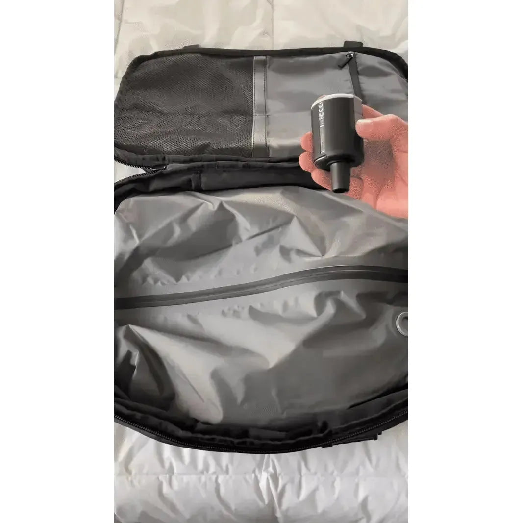 Compact Travel Backpack with Vacuum Compression System