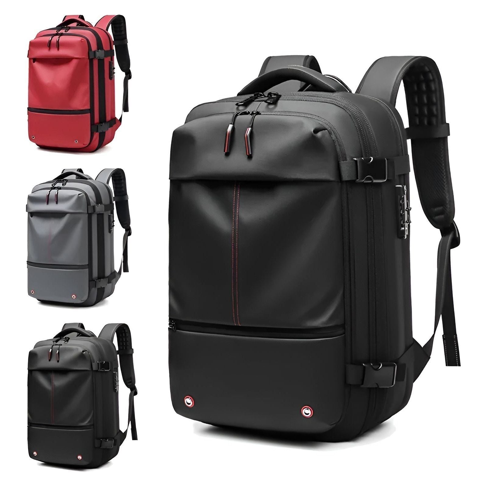 Compact Travel Backpack with Vacuum Compression System