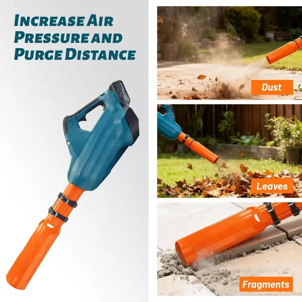 Leaf Blower Airflow Booster Attachment | Tool-Free Quick Assembly