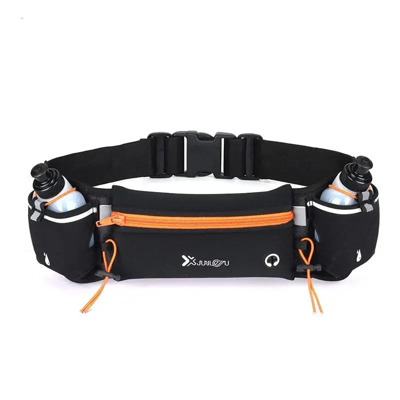 Running Belt with Water Bottles | Hands-Free Hip Bag | Water-Resistant