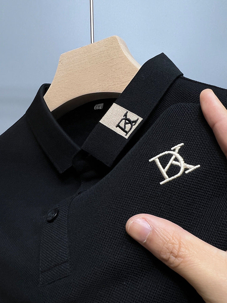 Men's T-Shirt with Reverse Embroidery