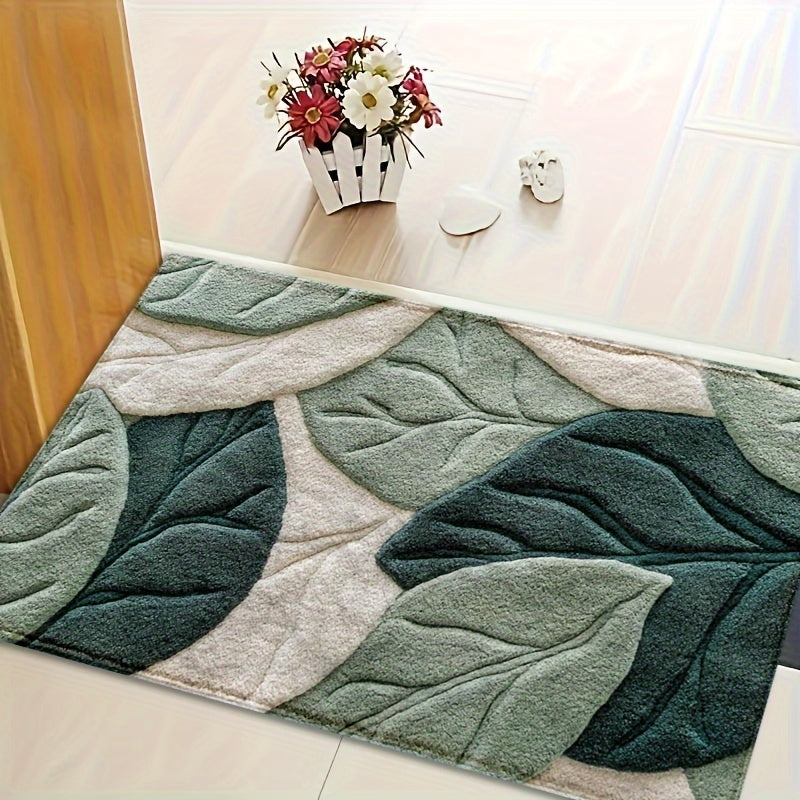 Eco-Friendly Microfiber Bath Mat with Non-Slip Backing