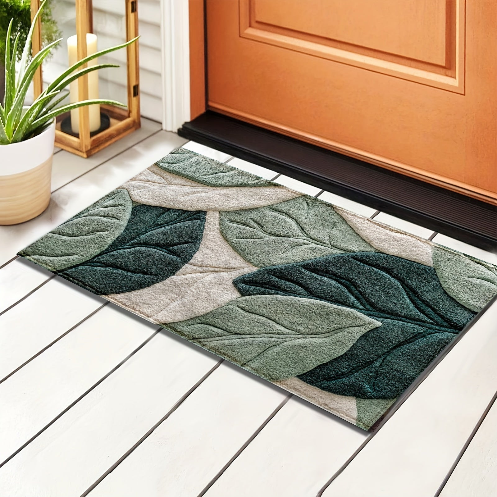 Eco-Friendly Microfiber Bath Mat with Non-Slip Backing