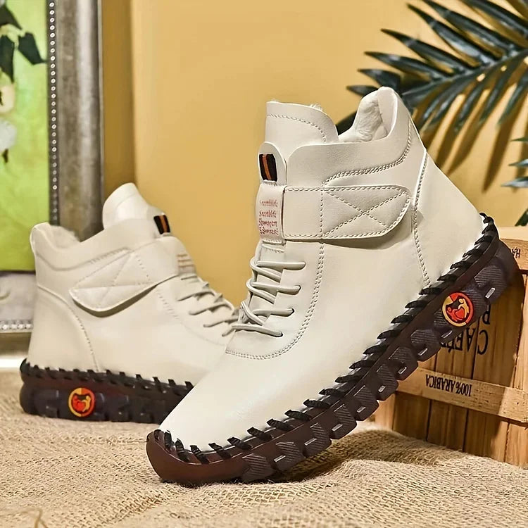 Comfortable Handmade Leather Sneaker Boots
