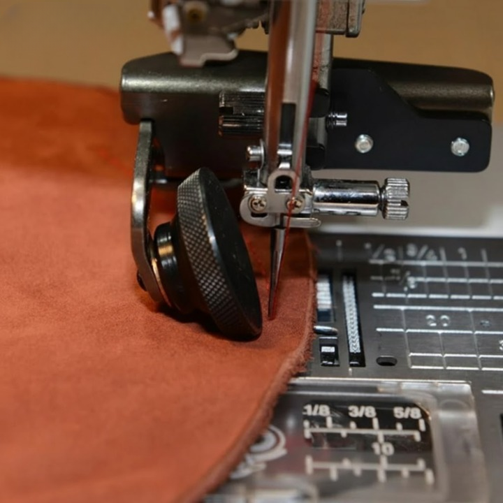 Sewing Machine Leather Rolling Foot | Smooth Movement | Rotating Wheel