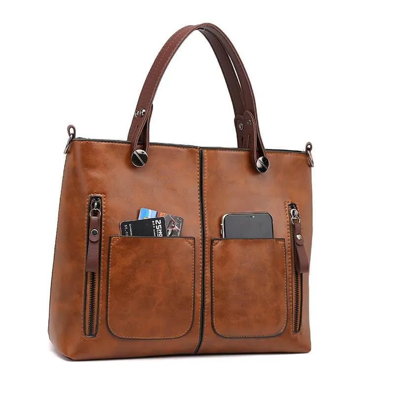 Crossbody Bag in PU Leather | Magnetic Closure | Microfiber Lining