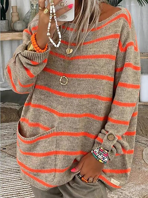 Stylish Striped Sweater for Women