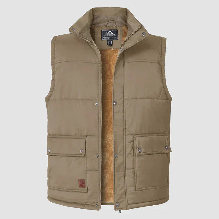 Men's Sleek Comfort Vest - Lightweight Insulated Gilet