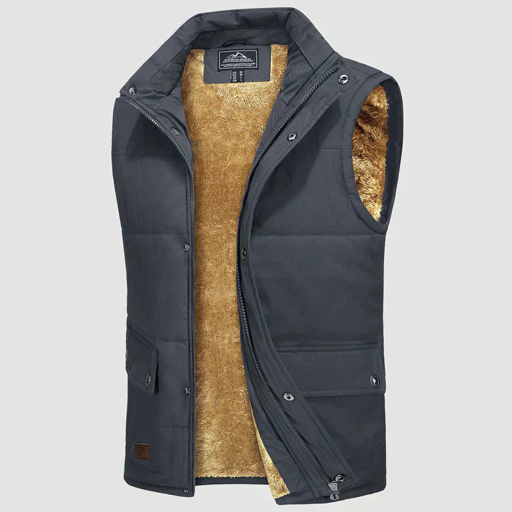 Men's Sleek Comfort Vest - Lightweight Insulated Gilet