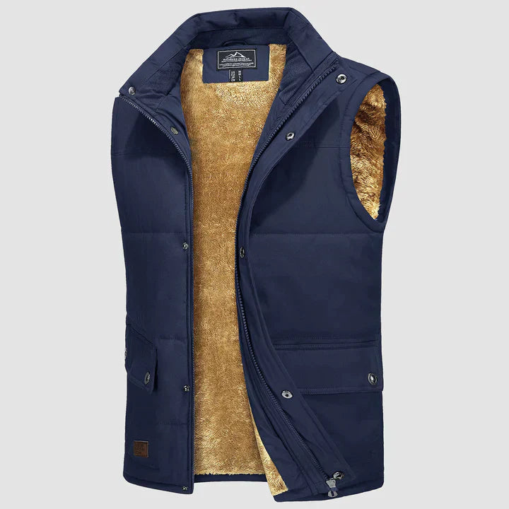 Men's Sleek Comfort Vest - Lightweight Insulated Gilet