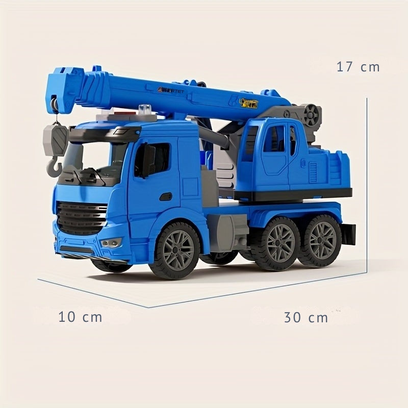 Dynamic Construction Crane Truck Toy with Lights & Sounds