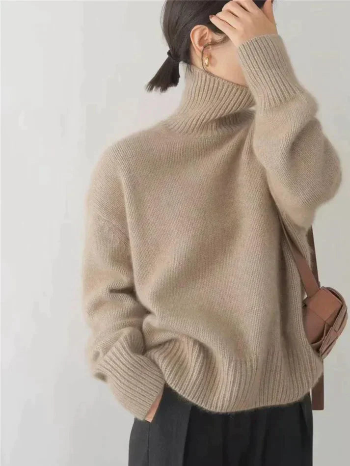 LioraHaze™ Cashmere Turtleneck — Wrap Yourself in Lightweight Luxury That Turns Every Head