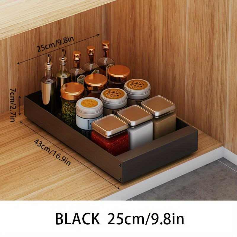 Smart Slide-Out Kitchen Cabinet Storage Solution