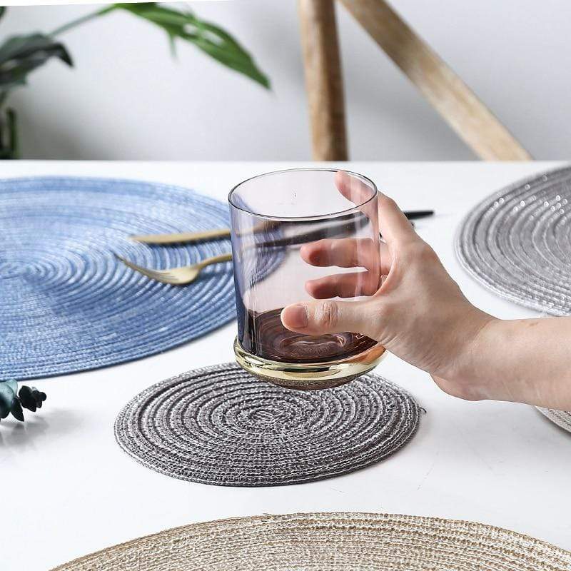 Elegant Linen Dining Mats Set – Versatile & Washable