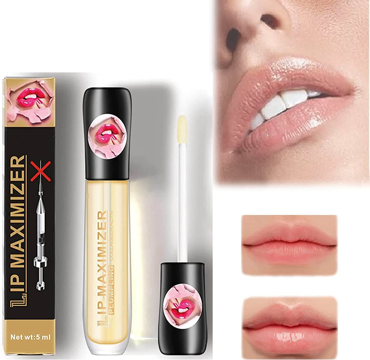 Lip Volume Serum | Hyaluronic Moisturizing Care | Lip Enhancer
