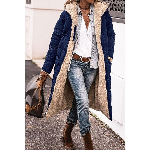 Long Fleece Jacket for Women