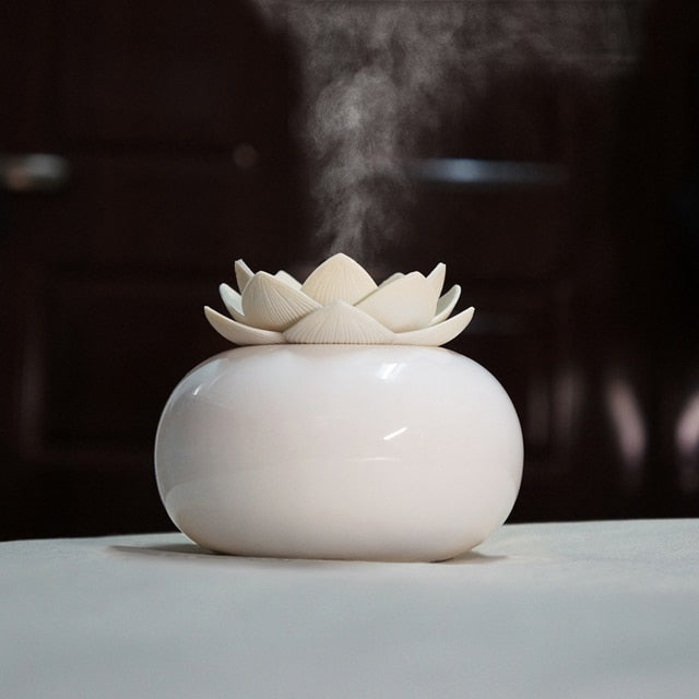 Serenity Bloom Ceramic Aroma Diffuser and Humidifier