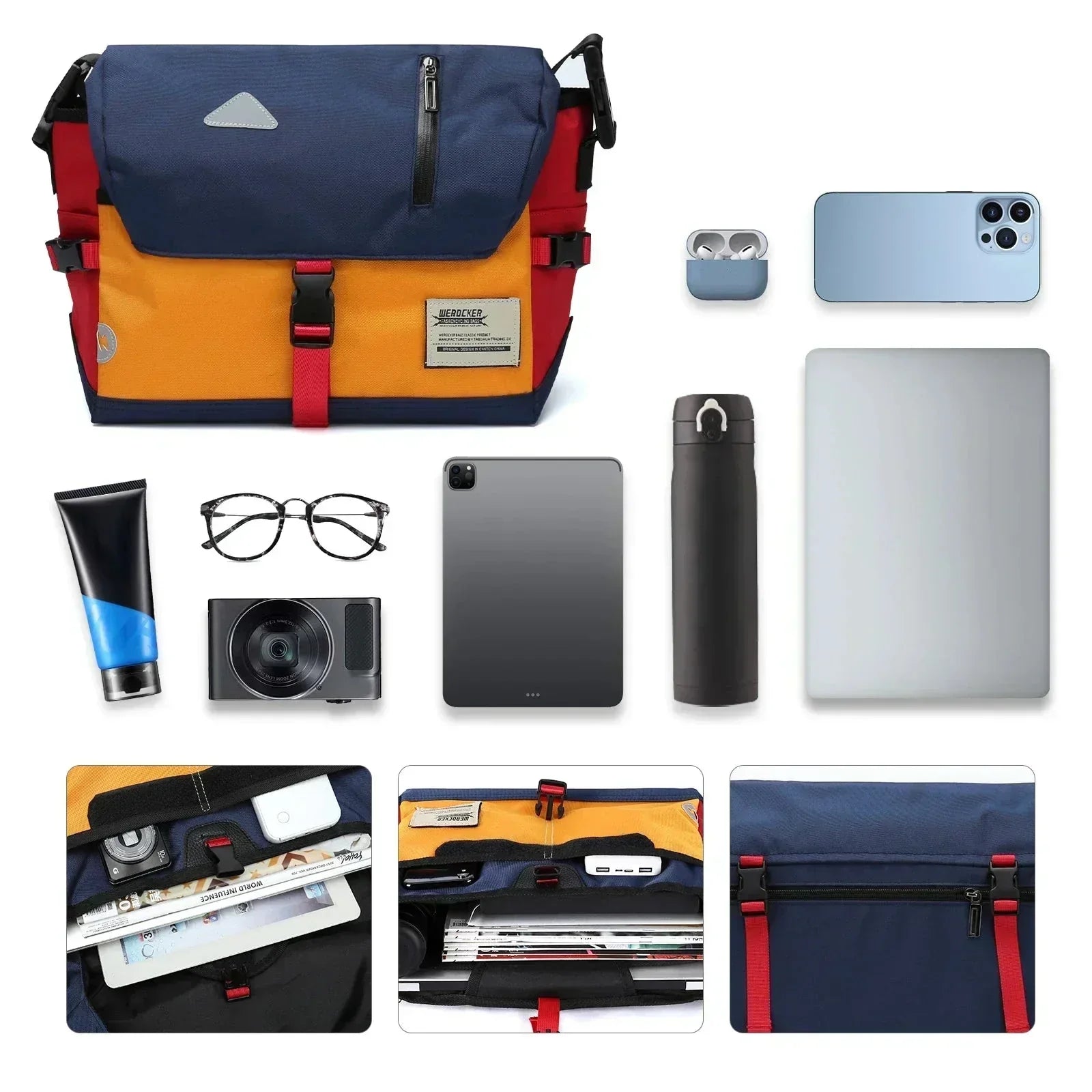 Elevate Your Journey with the Voyager Water-Resistant Crossbody Bag