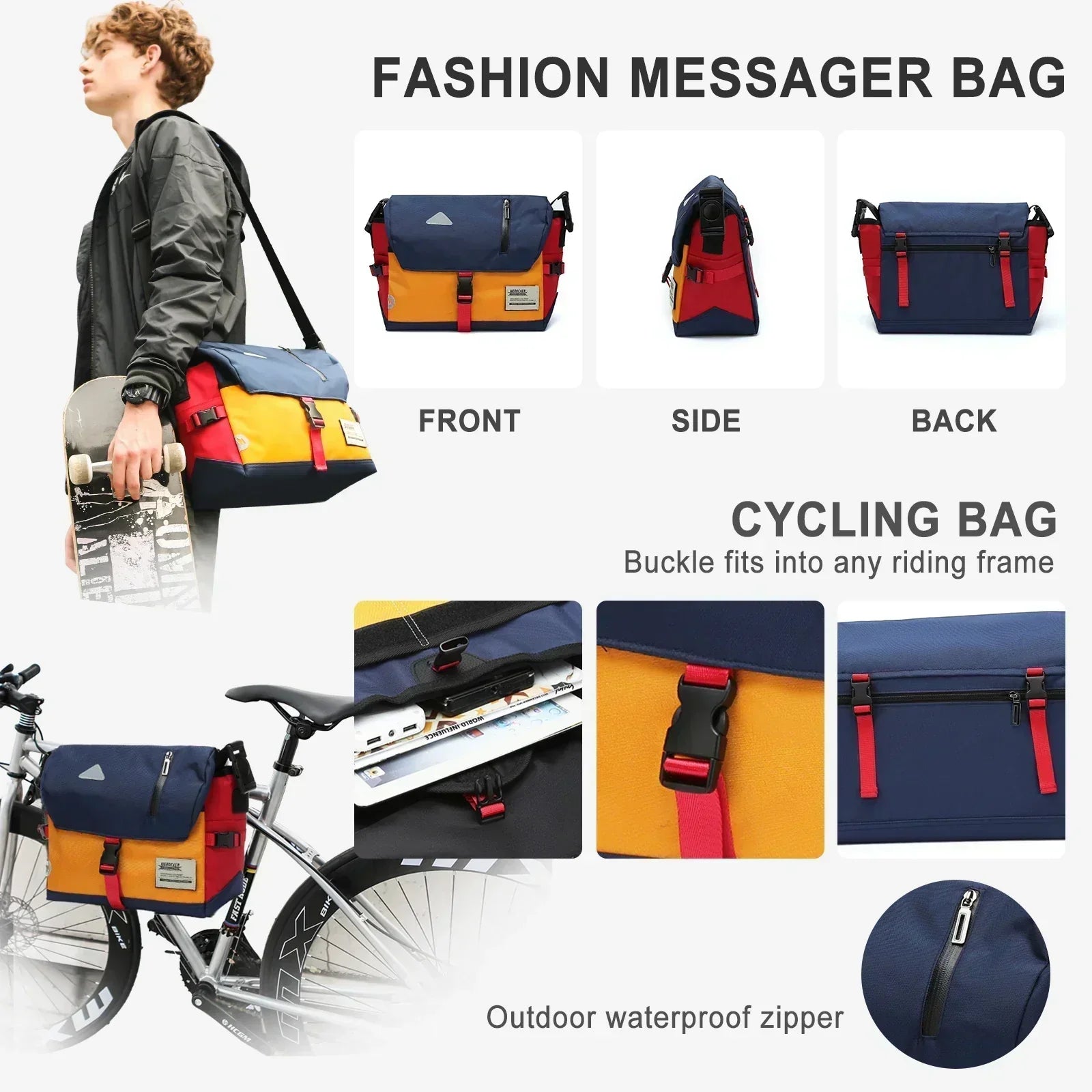 Elevate Your Journey with the Voyager Water-Resistant Crossbody Bag