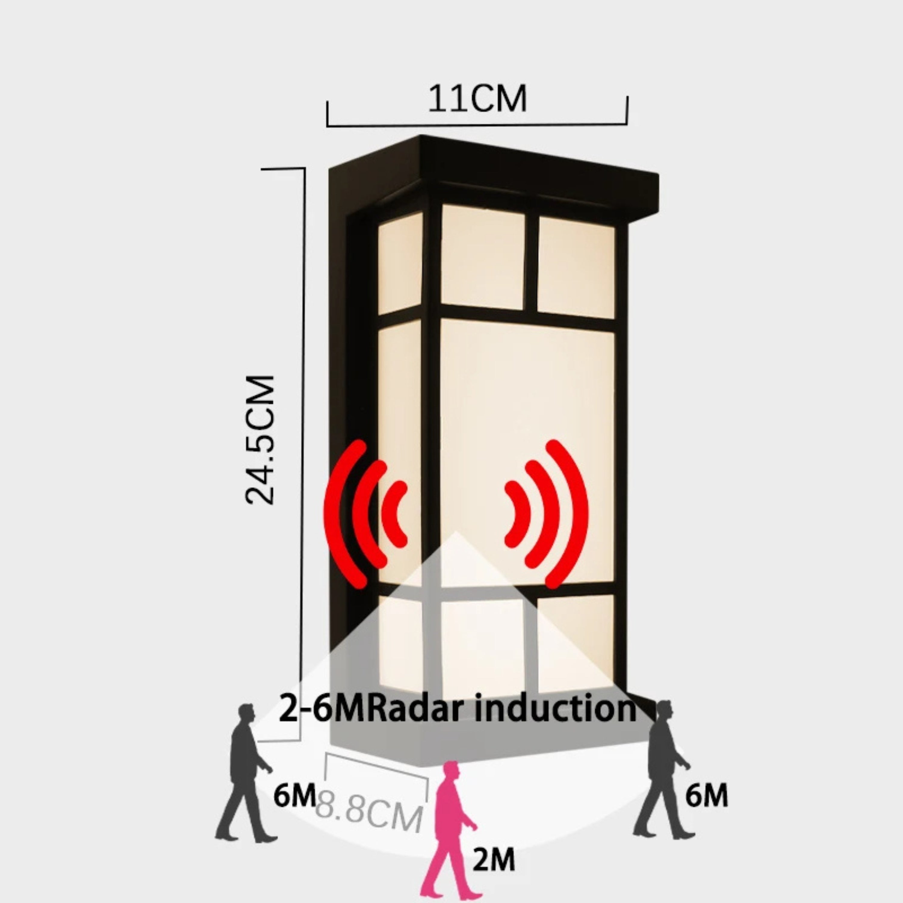 NexGen Outdoor Motion-Activated LED Wall Light