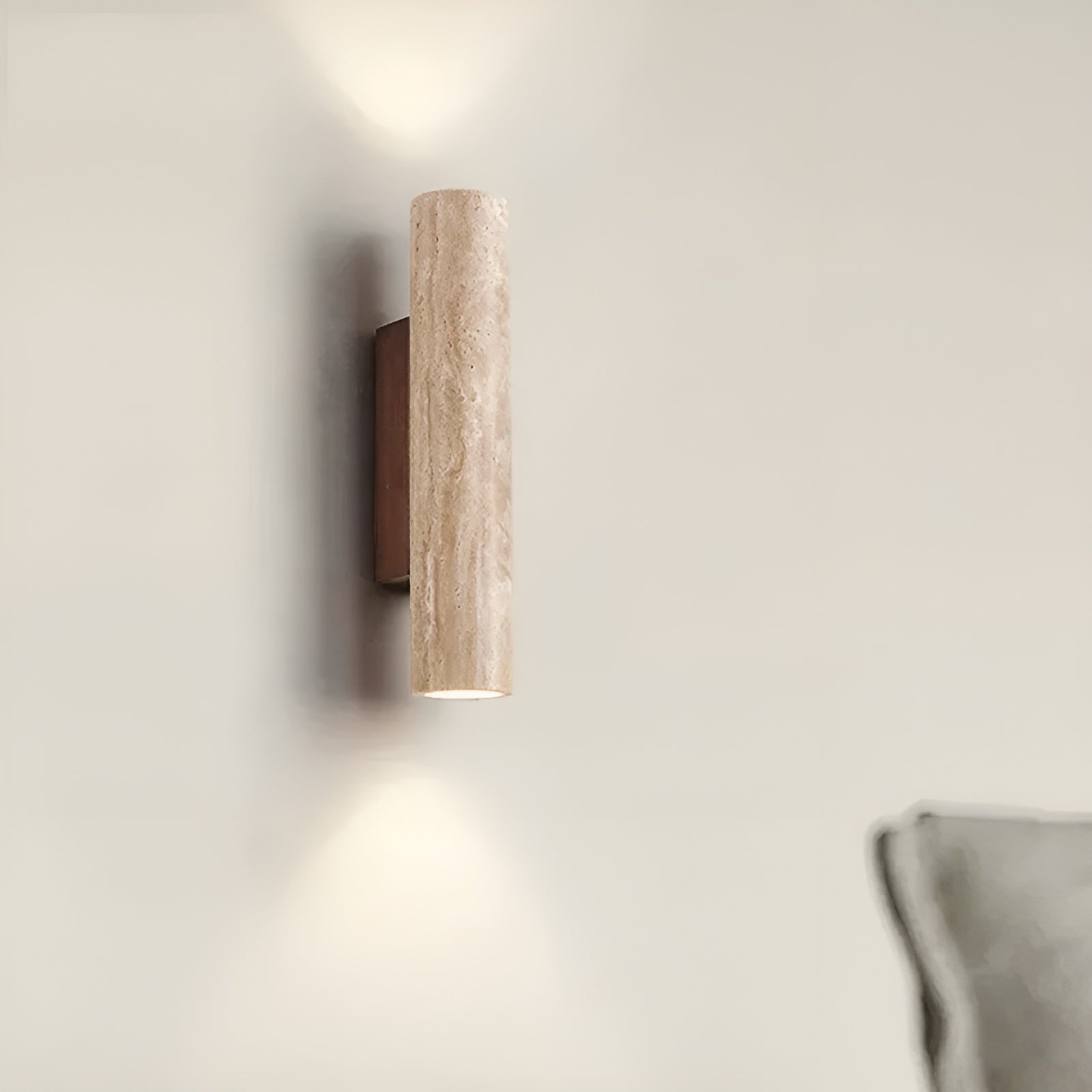 RadiantStone LED Marble Wall Light for Modern Ambiance