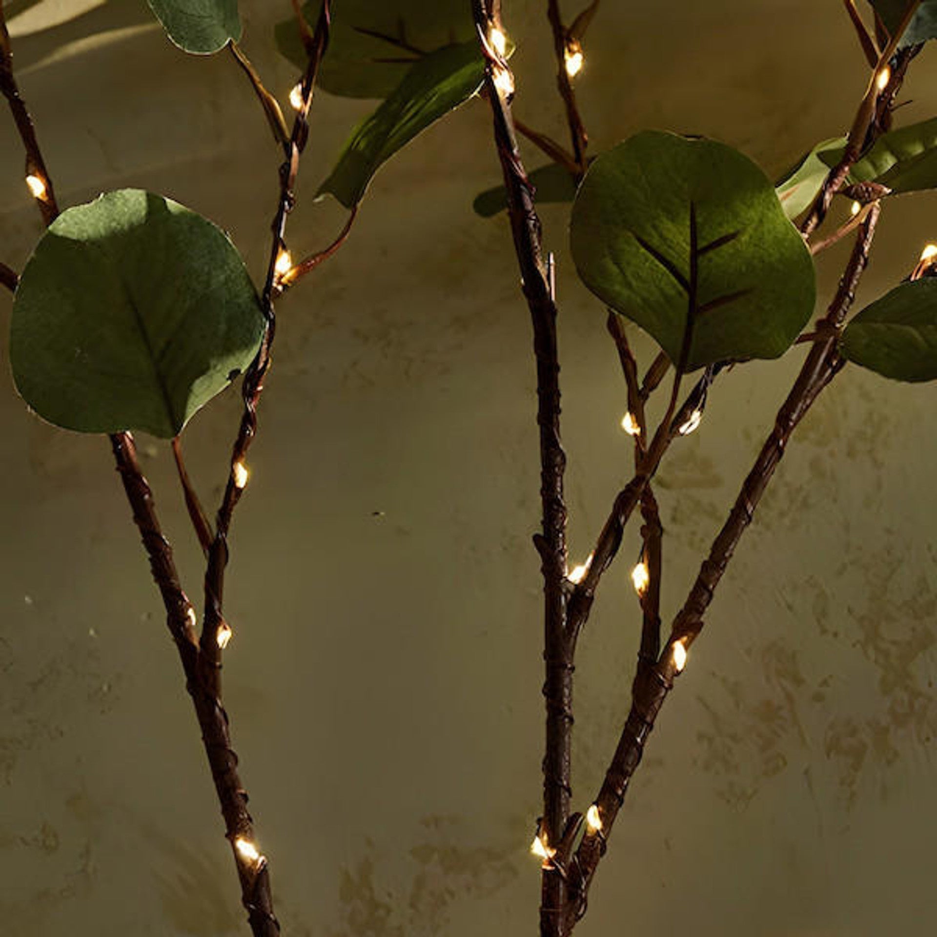 Enchanting Olive Branch LED String Lights - 70cm Warm Glow
