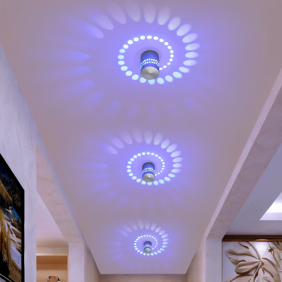 VividSpire LED Color Changing Wall Light – Modern Indoor Illumination