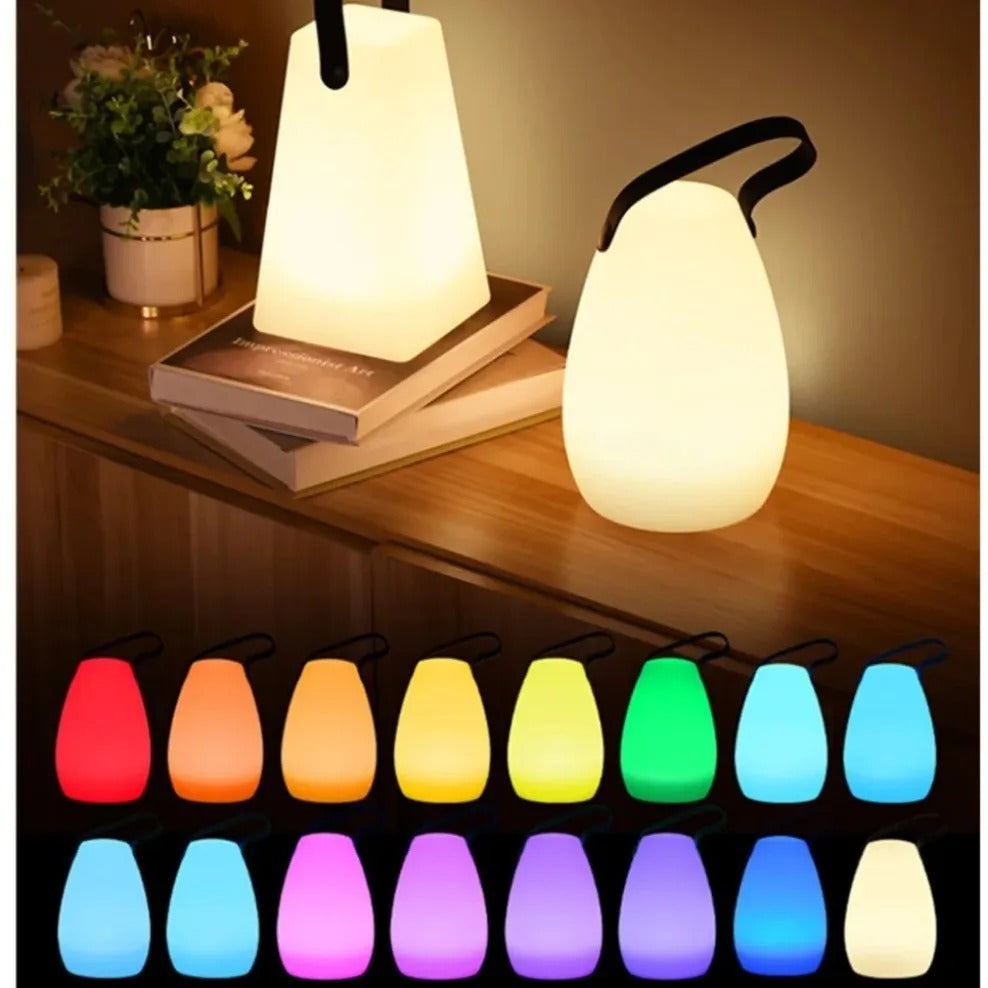 VersaGlow Wireless LED Table Lamp with Remote Control