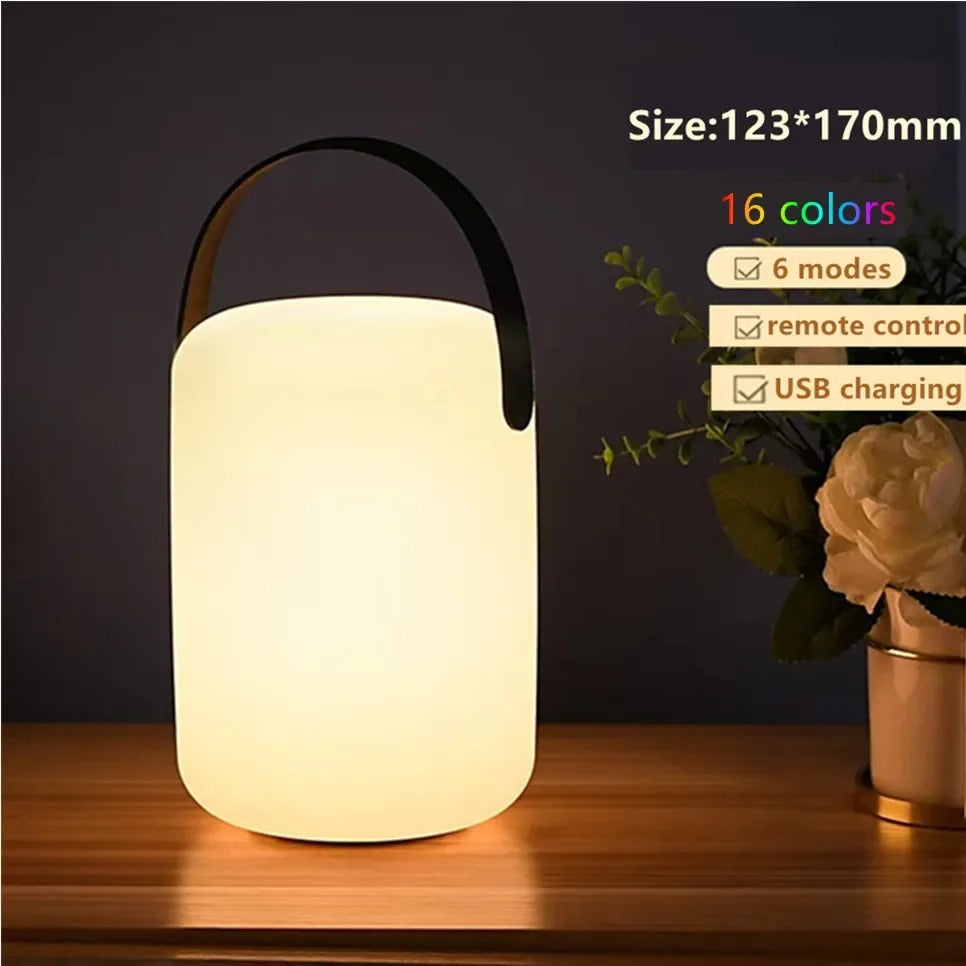 VersaGlow Wireless LED Table Lamp with Remote Control