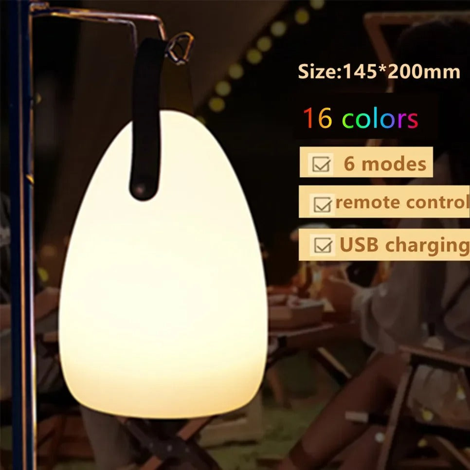 VersaGlow Wireless LED Table Lamp with Remote Control