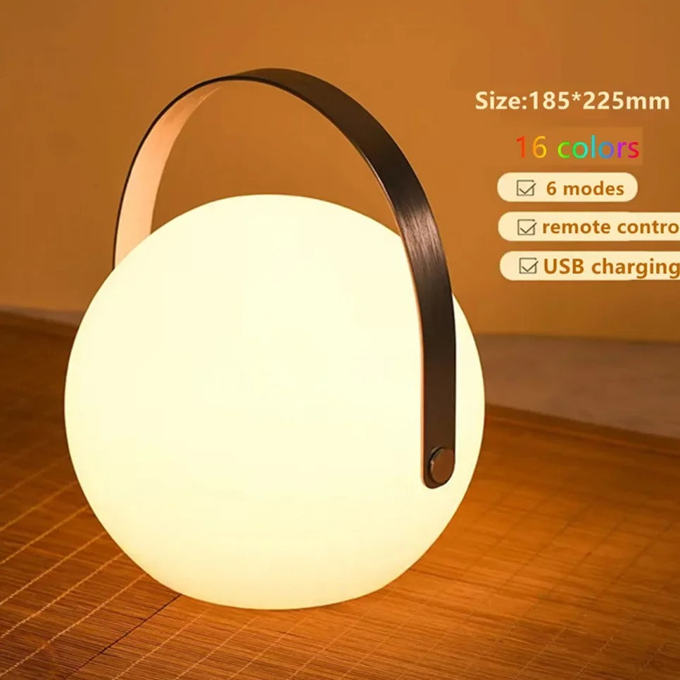 VersaGlow Wireless LED Table Lamp with Remote Control