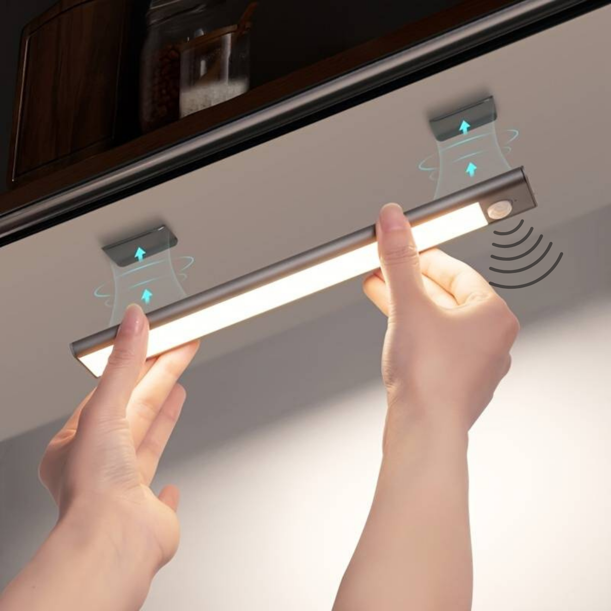 IllumiGlow Rechargeable Motion-Activated LED Under-Cabinet Light
