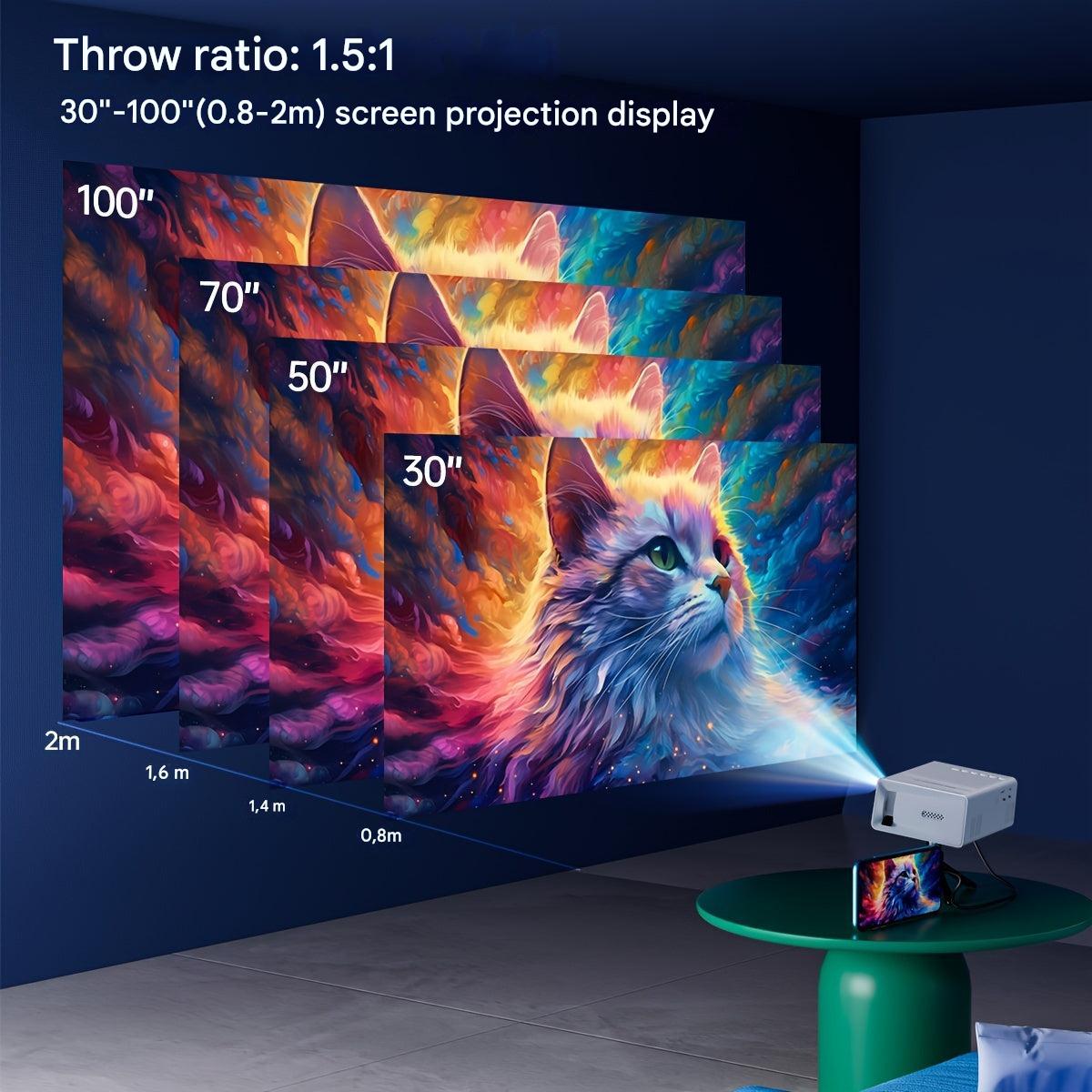 PocketCinema Portable HD Projector for Home and Outdoors