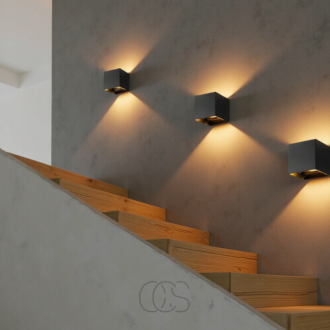 Elegant Motion-Activated LED Wall Lamp - 2700K Warm Glow