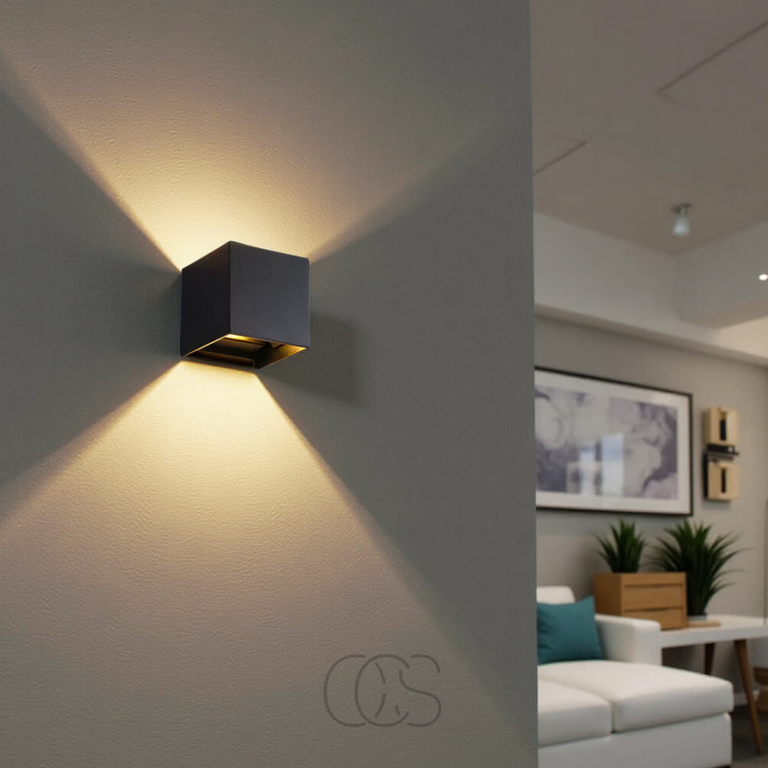 Elegant Motion-Activated LED Wall Lamp - 2700K Warm Glow