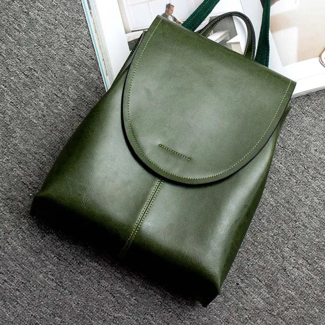 Sophisticated Leather Backpack for Everyday Elegance