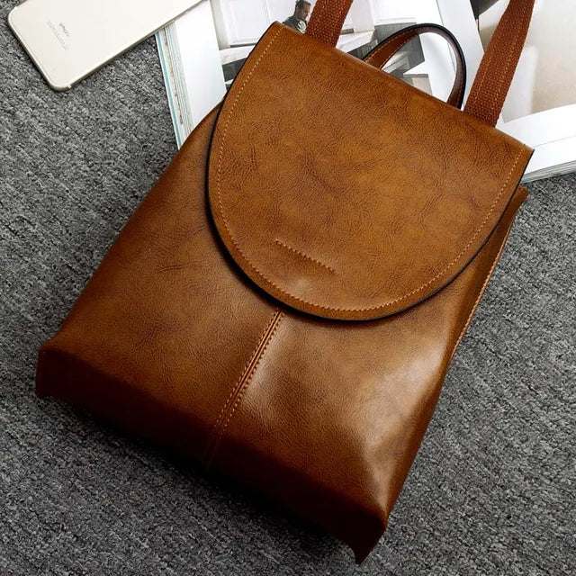 Sophisticated Leather Backpack for Everyday Elegance
