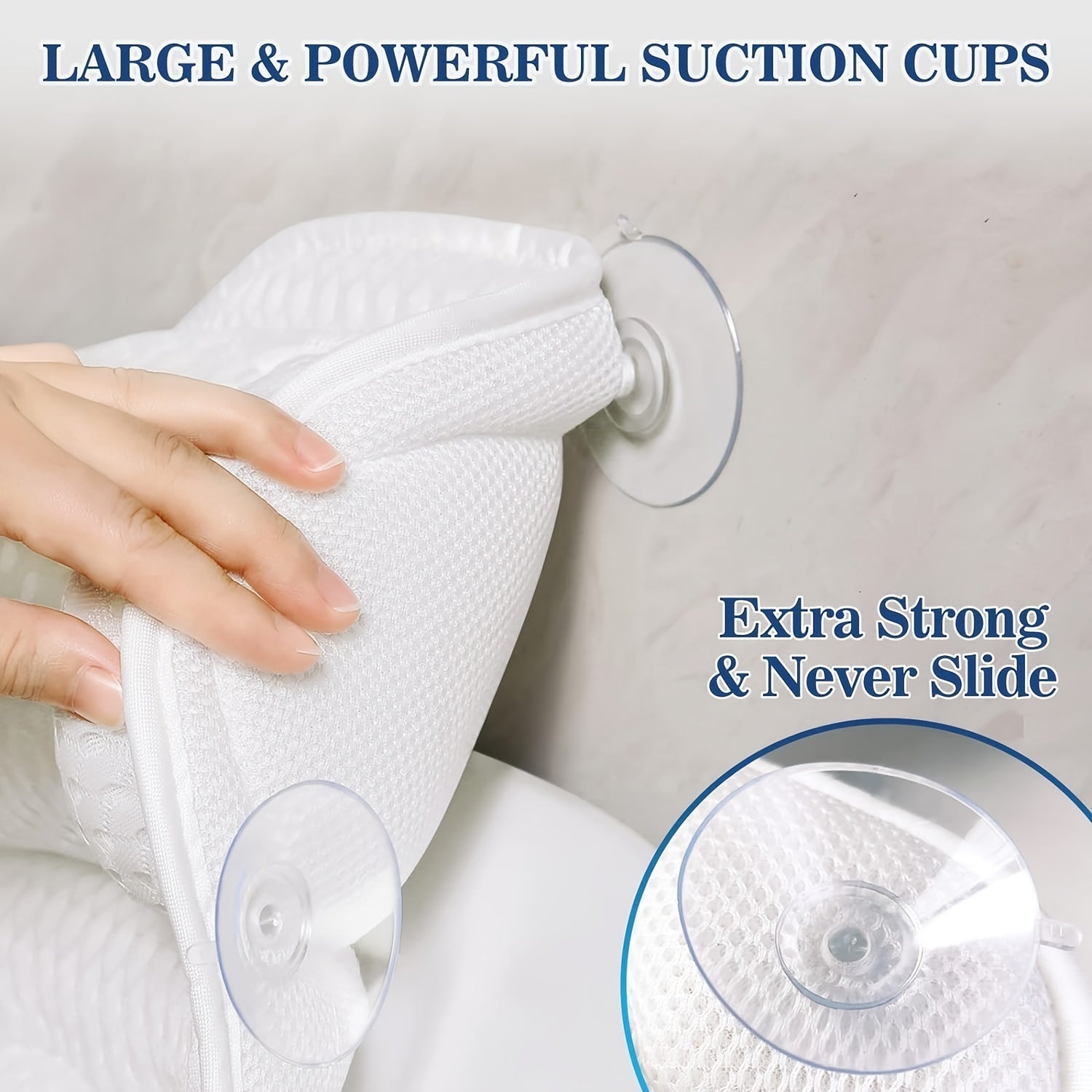 SerenityCloud 4D Bath Support Pillow for Ultimate Comfort