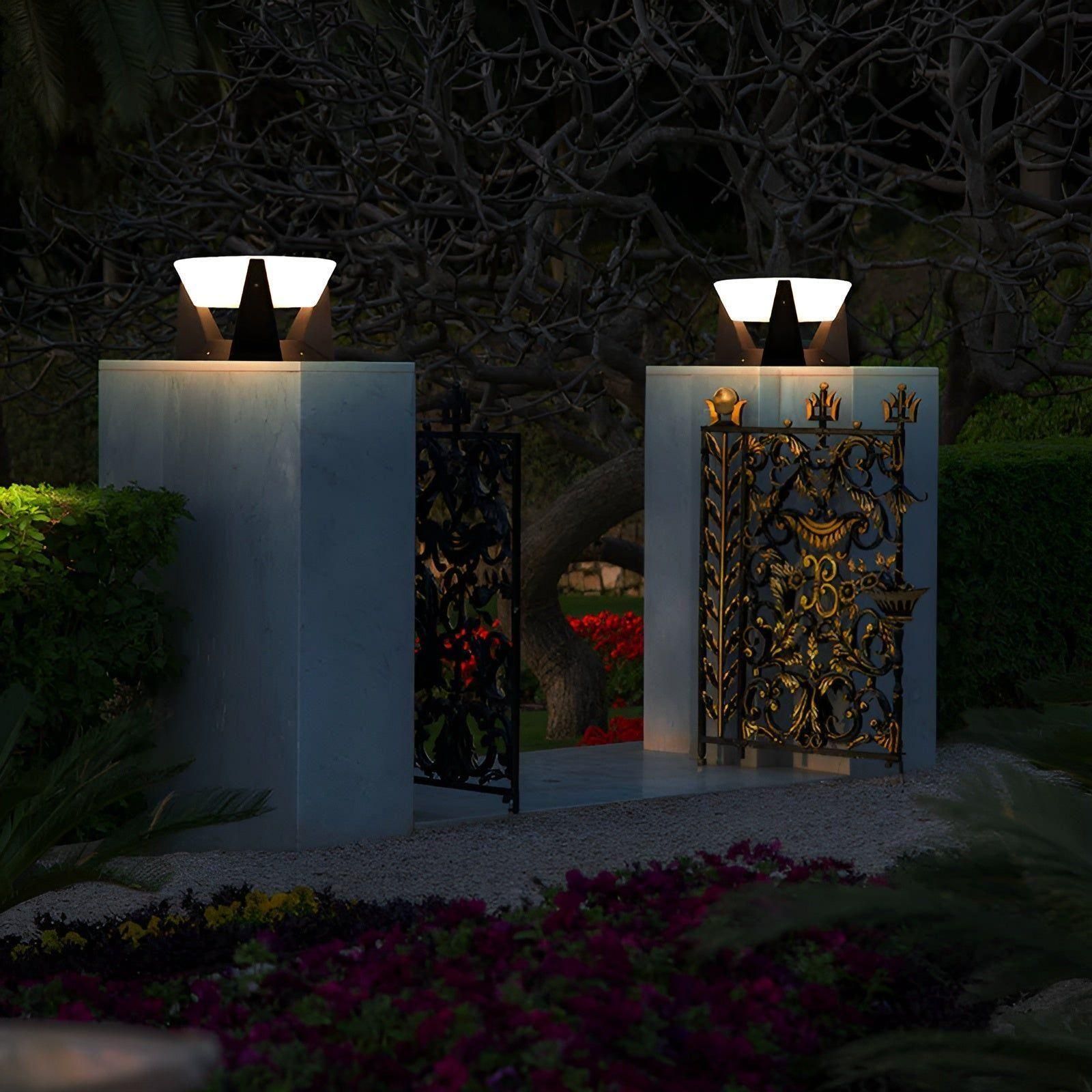 Serenity Solar Japanese-Inspired Garden Light with LED
