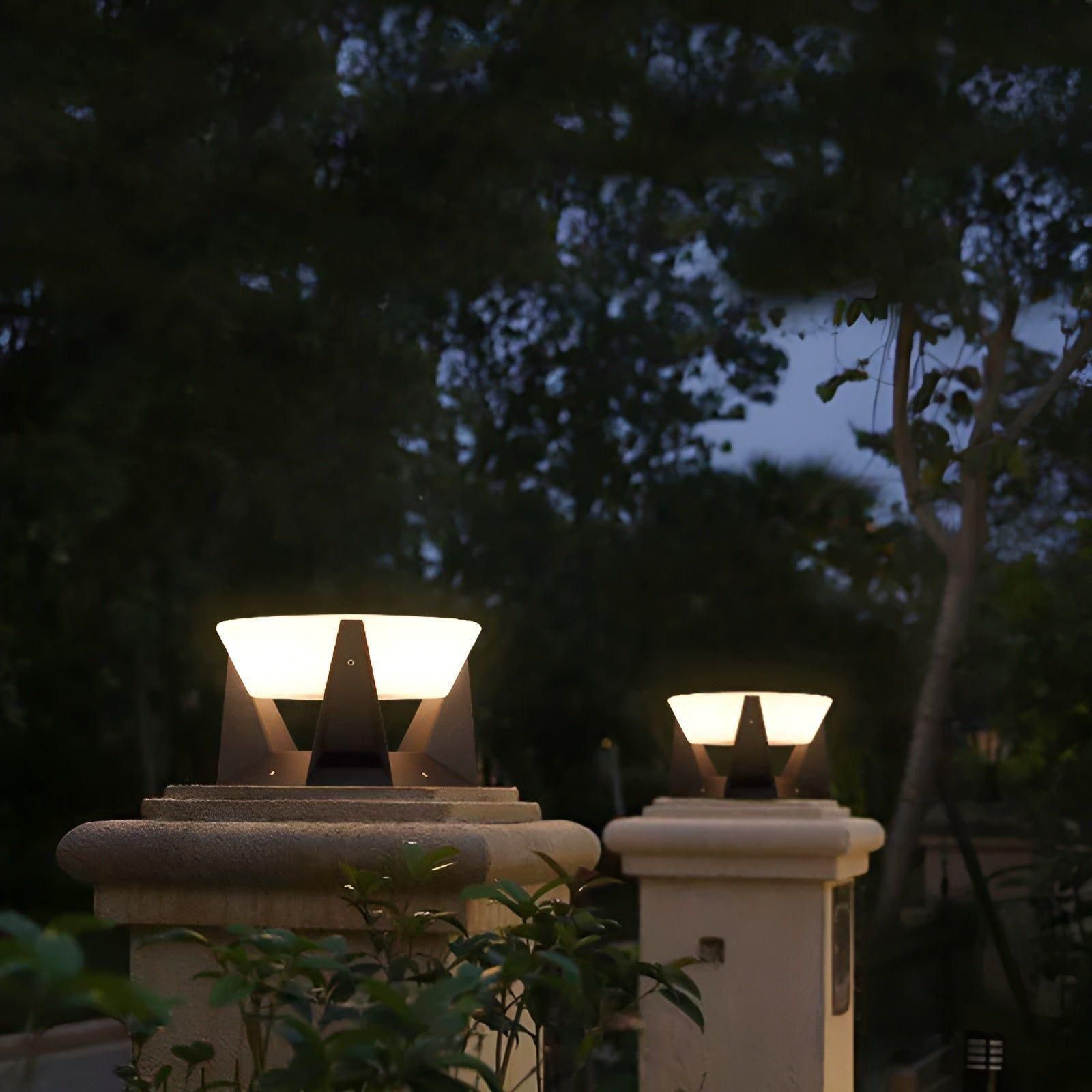 Serenity Solar Japanese-Inspired Garden Light with LED