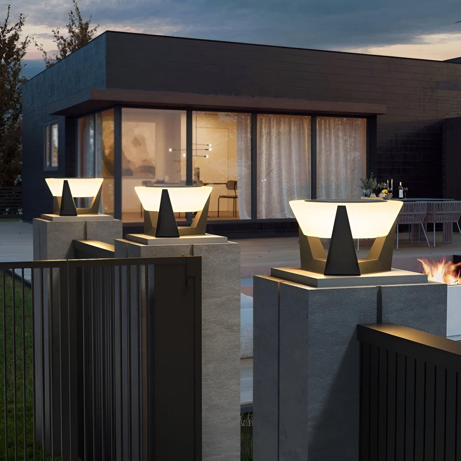 Serenity Solar Japanese-Inspired Garden Light with LED